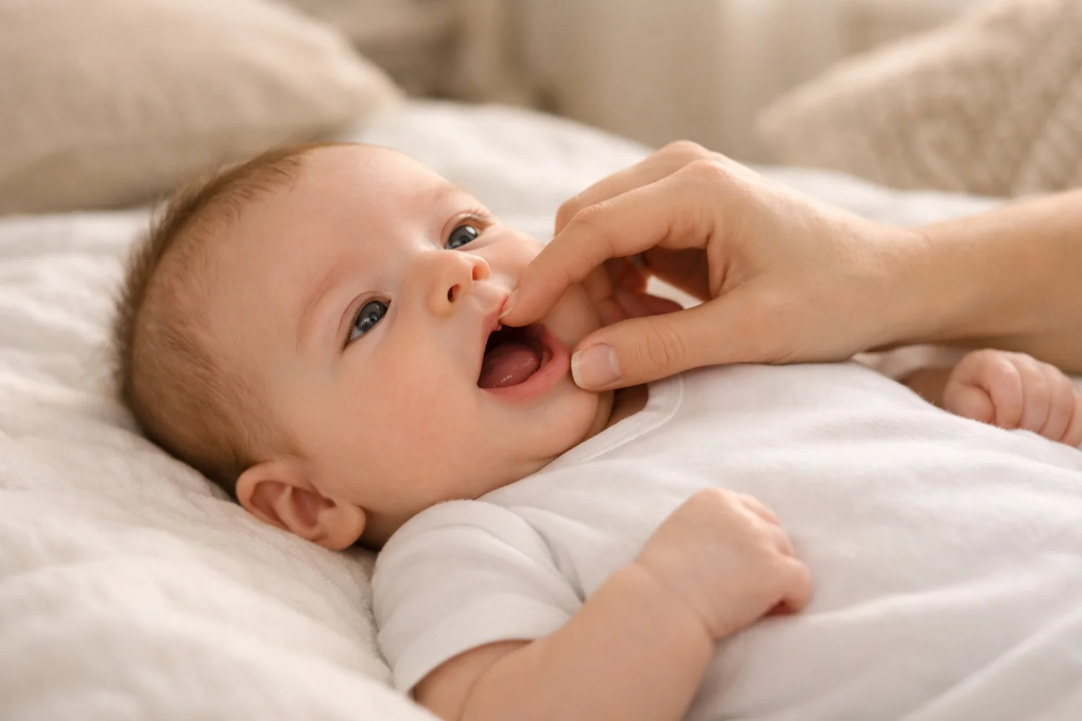 Белый налёт на языке у грудничка: молочница или норма