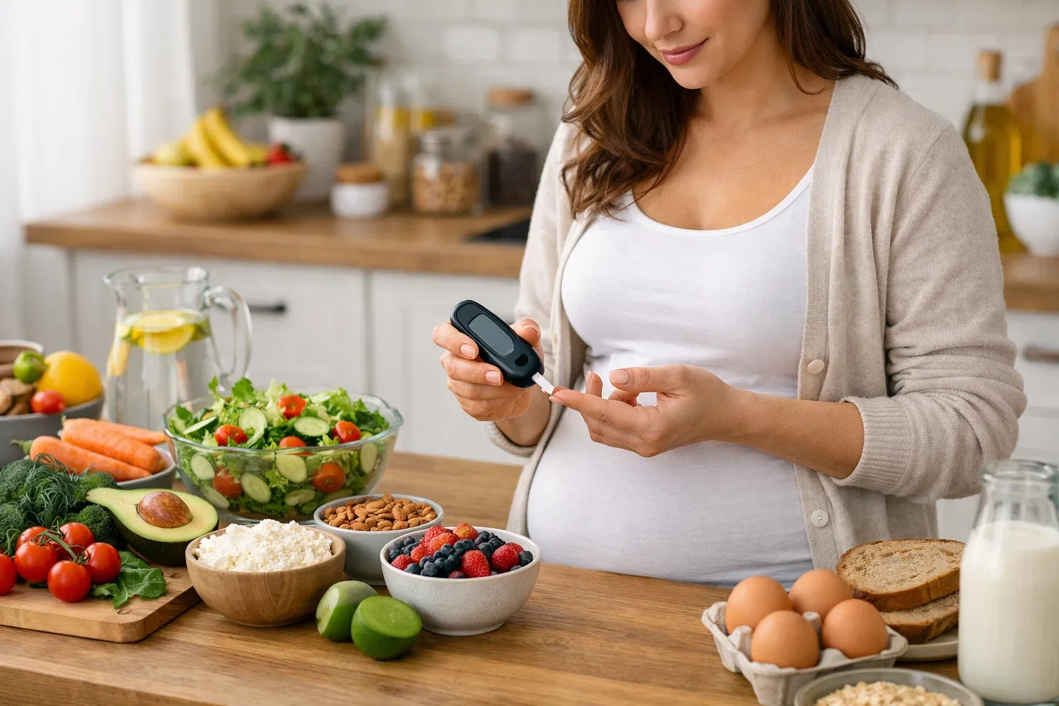 Гестационный диабет при беременности: диета и контроль