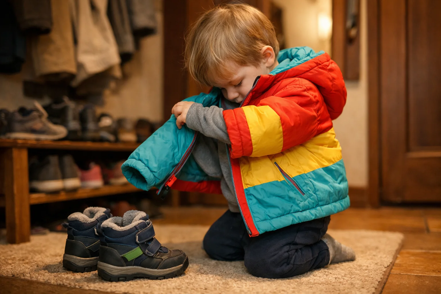 Как научить ребёнка одеваться самостоятельно: советы по возрасту
