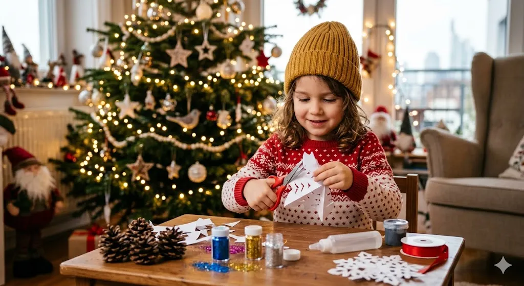 Новогодние поделки с детьми: украшаем дом своими руками