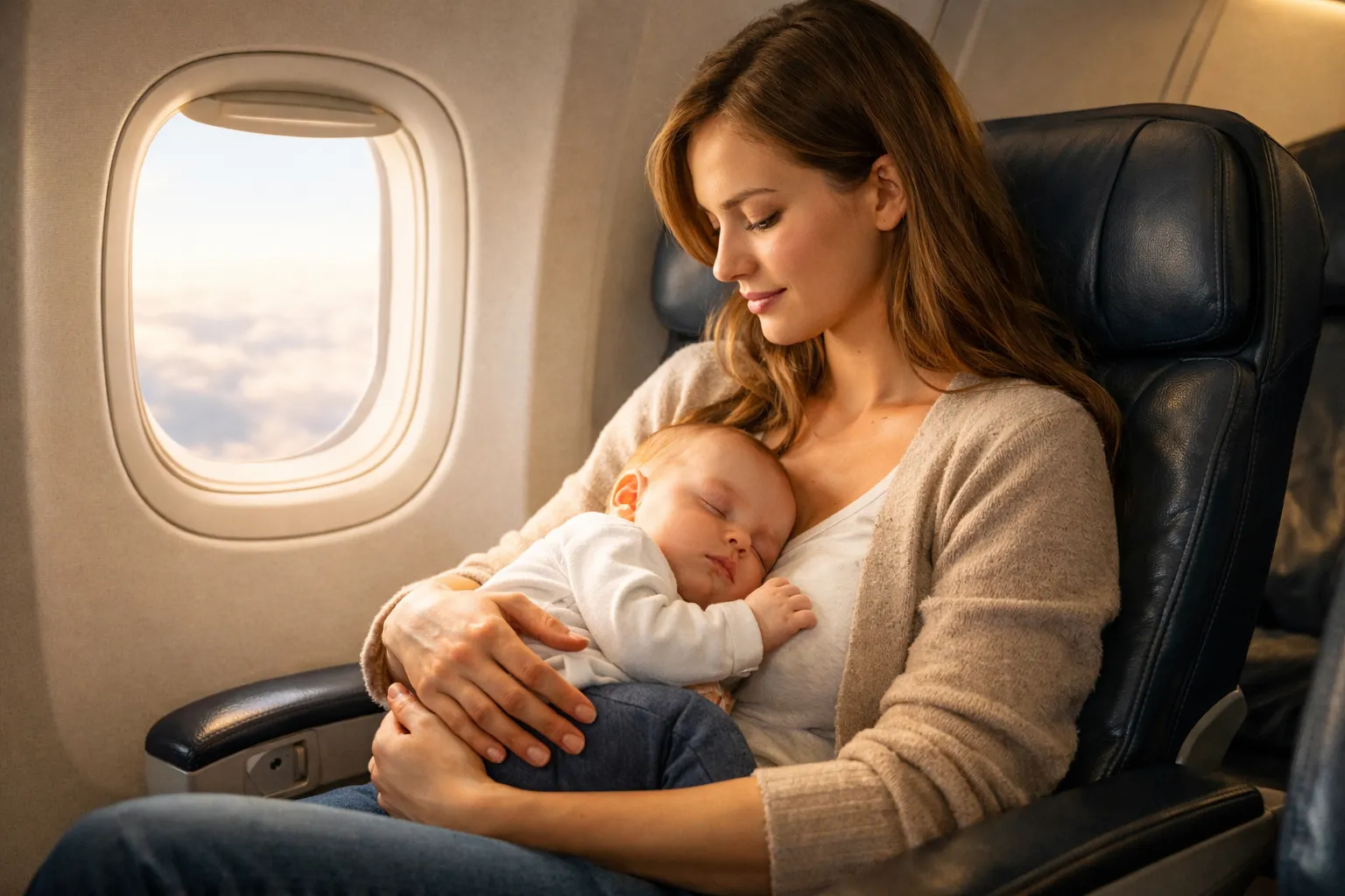Перелёт с младенцем: как пережить без стресса