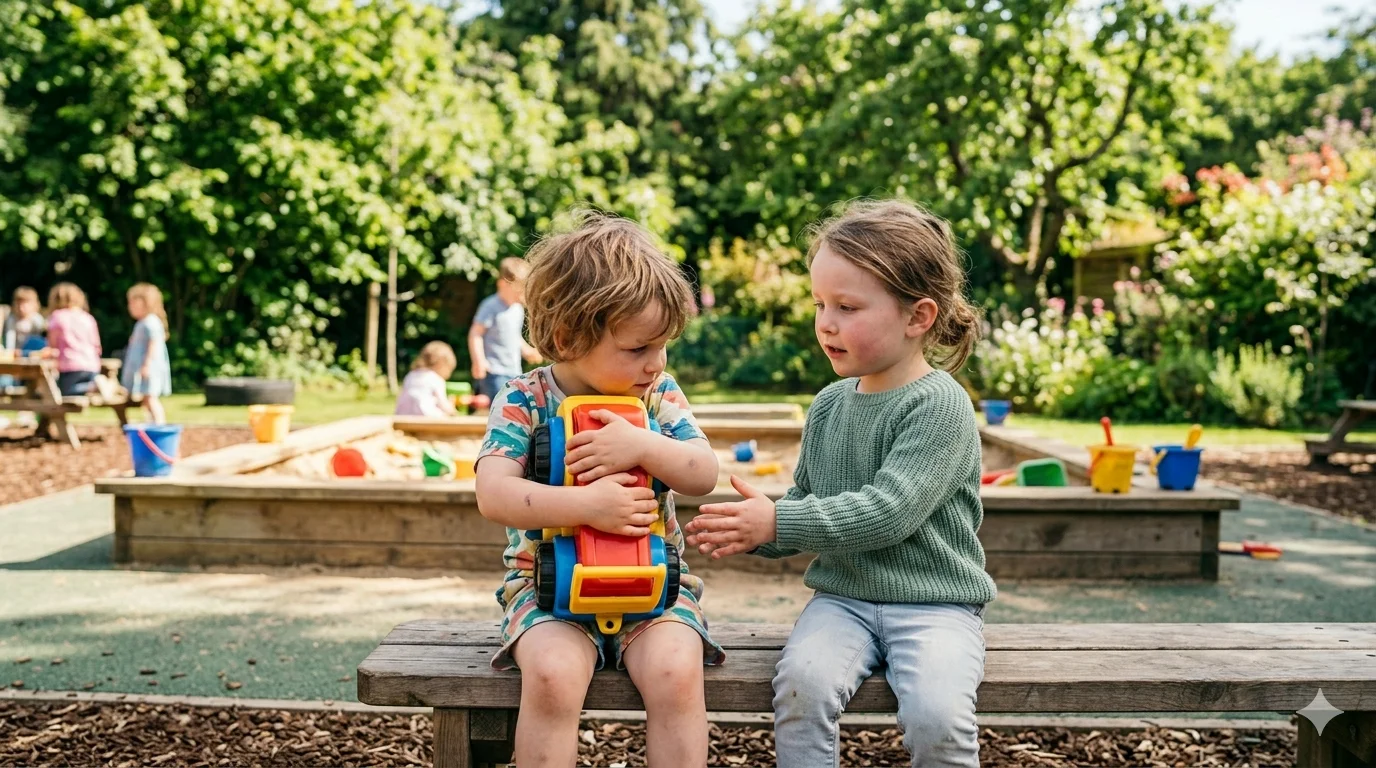 Ребёнок не делится игрушками: жадность или норма развития