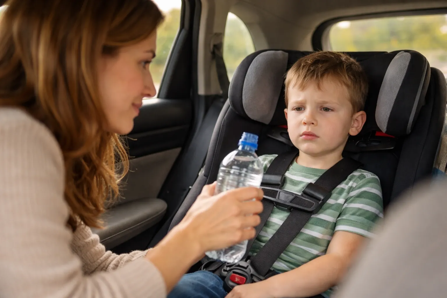 Укачивание у ребёнка в транспорте: причины и как помочь