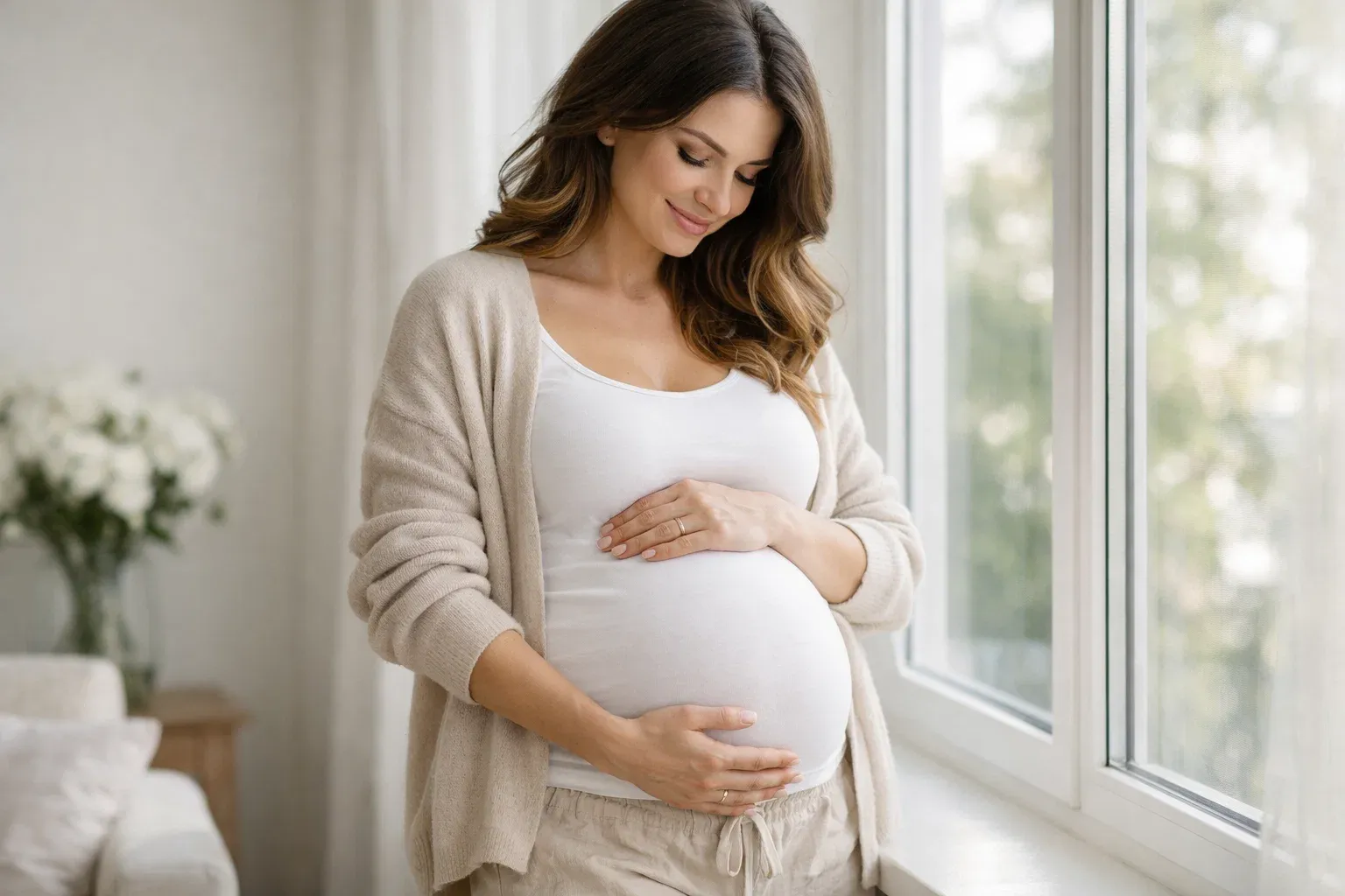 Второй триместр беременности: рост живота и первые шевеления